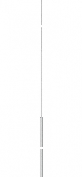 Мачта молниеприемная 4 м, нижняя часть D 40 мм, алюминий