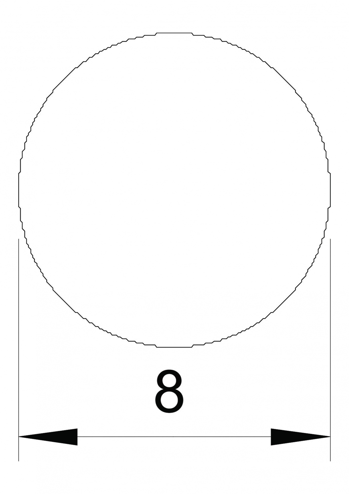 Проводник круглый (пруток) D8 мм, сталь, горячее цинкование (бухта 110 м)