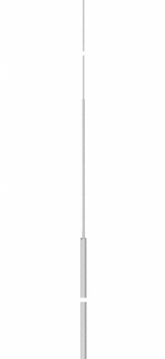 Мачта молниеприемная 4 м, нижняя часть D 40 мм, алюминий